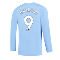 Manchester City Erling Haaland #9 Domáci futbalový dres 2023-24 Dlhy Rukáv